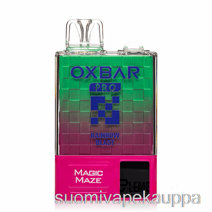 Vape Kauppa Oxbar Magic Maze Pro 10000 Kertakäyttöinen Rainbow Blast